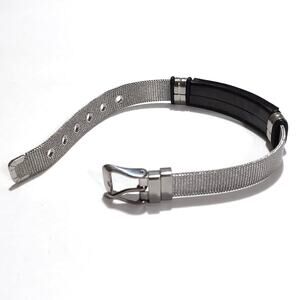 Christian Cross bracelet Silver Stainless Watch Buckle Valentines Birthday NEW!